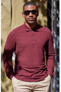 PU425 - B&C My Polo 180 LSL – Hosszú ujjú prémium galléros póló - B&C