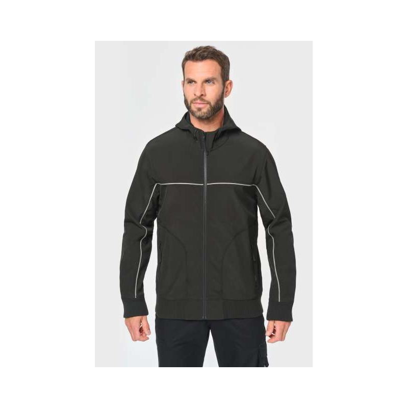 WK450 - UNISEX 3-LAYER TWO-TONE BIONIC SOFTSHELL JACKET - Designed To Work
