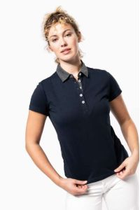 KA261 - LADIES' TWO-TONE JERSEY POLO SHIRT - Kariban