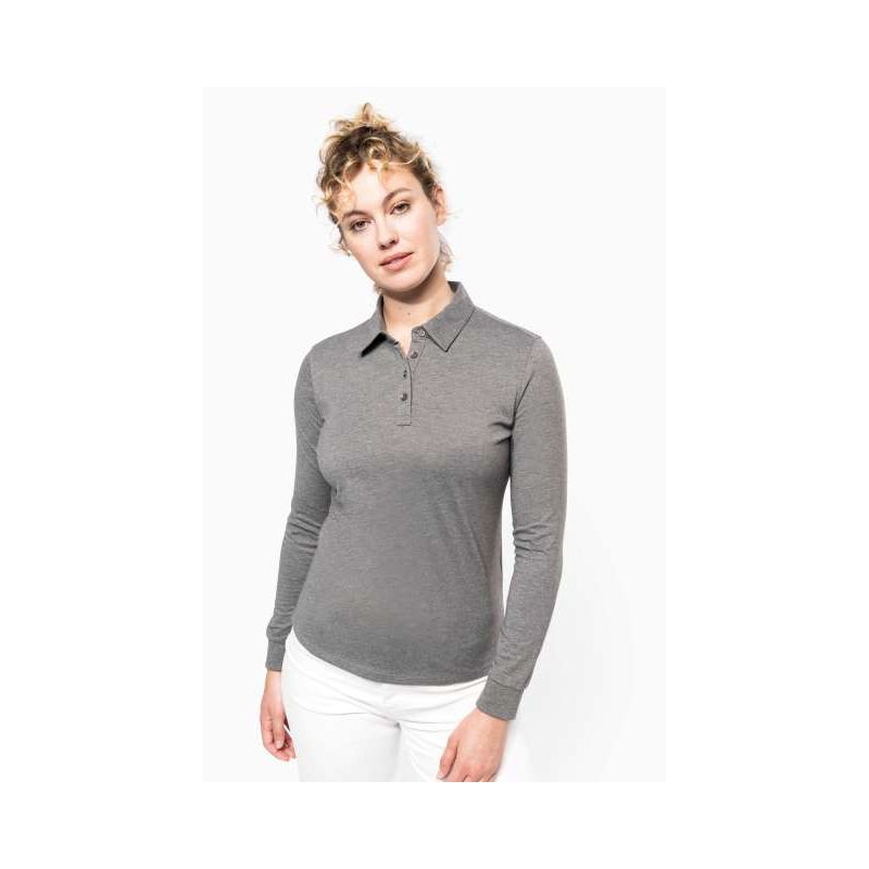 KA265 - NŐI HOSSZÚ UJJÚ JERSEY PÓLÓING - Kariban