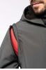 KA422 - UNISEX 3-LAYER SOFTSHELL HOODED JACKET WITH REMOVABLE SLEEVES Kép 5.