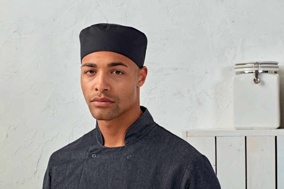Premier Chef's Skull Cap - Indigo Denim