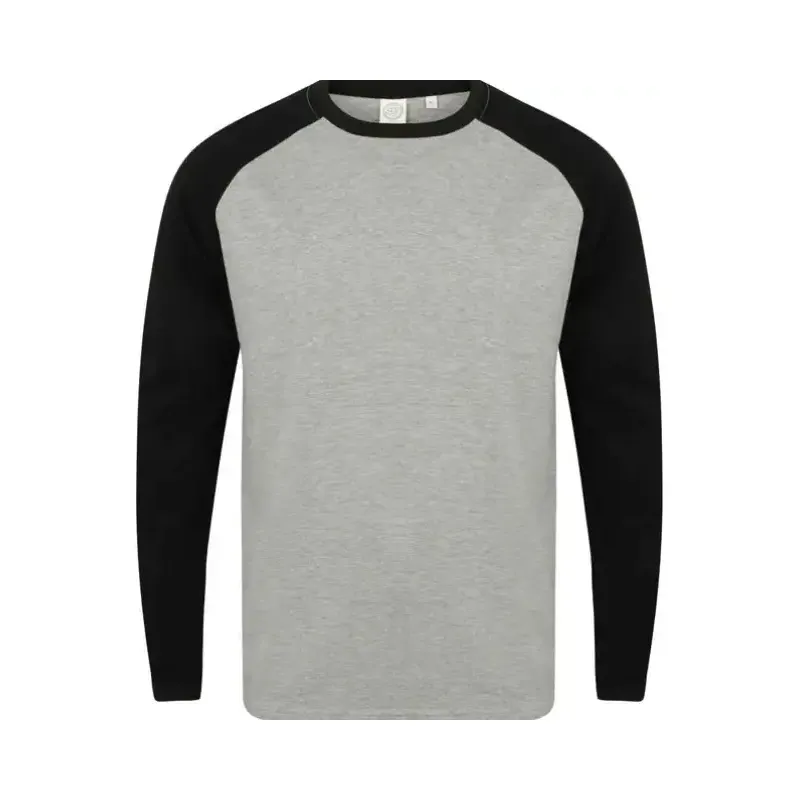 HOSSZÚ UJJÚ FÉRFI BASEBALL PÓLÓ SF271 - HOSSZÚ UJJÚ FÉRFI BASEBALL PÓLÓ - SF Clothing