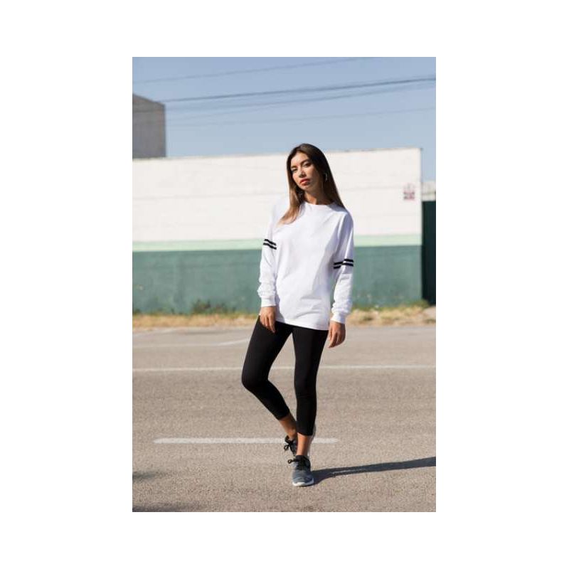 SF514 - UNISZEX EJTETT VÁLLÚ FELIRATOS FELSŐ - SF Clothing