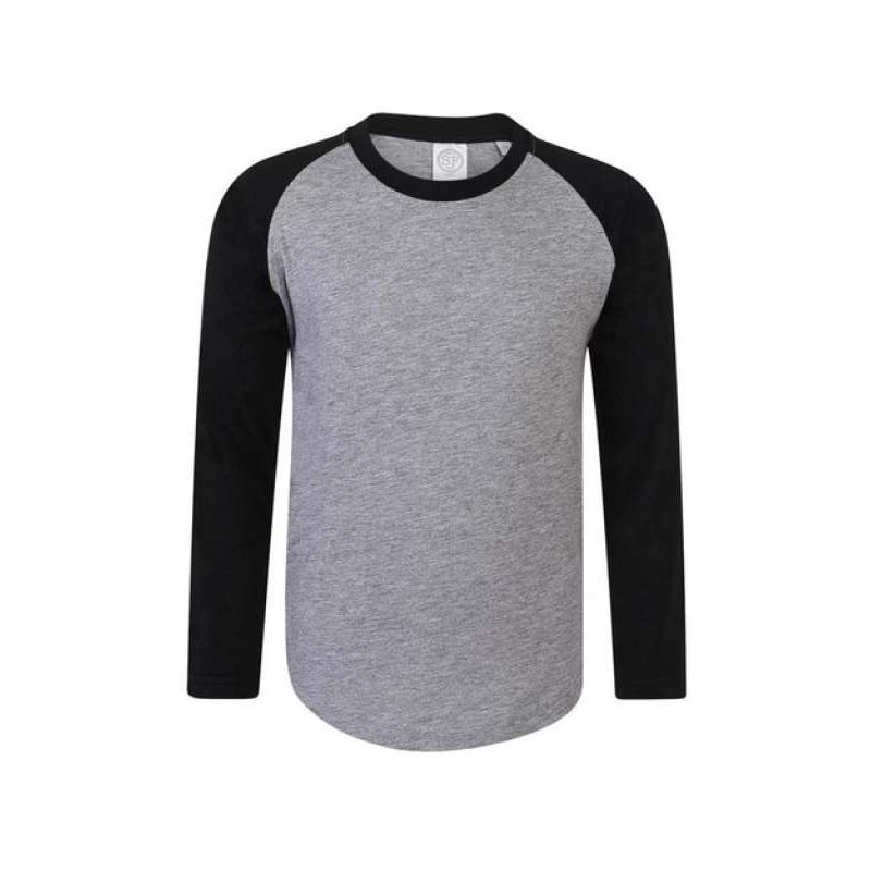 HOSSZÚ UJJÚ GYERMEK BASEBALL PÓLÓ SFM271 - HOSSZÚ UJJÚ GYERMEK BASEBALL PÓLÓ - SF Clothing