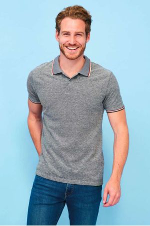 SO02081 - SOL'S PANAME MEN - HEATHER POLO SHIRT - SOL'S