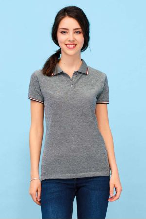 SO02082 - SOL'S PANAME WOMEN - HEATHER POLO SHIRT - SOL'S