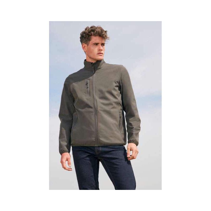 SOL'S FALCON MEN - SOFTSHELL ZIP JACKET SO03827 - SOL'S FALCON MEN - SOFTSHELL ZIP JACKET - SOL'S