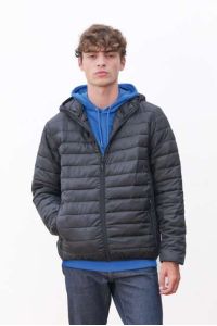 SO04444 - SOL'S STREAM HOODED MEN - LIGHTWEIGHT KAPUCNIS BÉLELT KABÁT - SOL'S