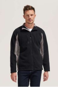 SO55500 - SOL'S NORDIC - MEN’S TWO-COLOUR ZIPPED FLEECE JACKET - SOL'S