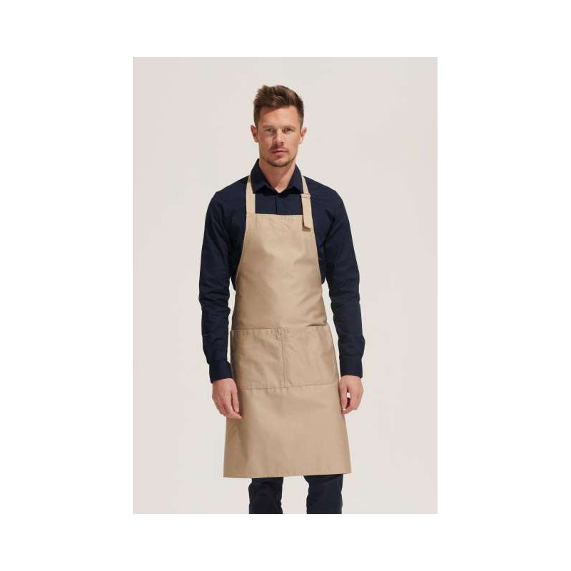 SO88010 - SOL'S GALA - LONG APRON WITH POCKETS - SOL'S