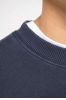 NS447 - UNISEX WASHED EFFECT OVERSIZE ROUND NECK SWEATSHIRT Kép 1.